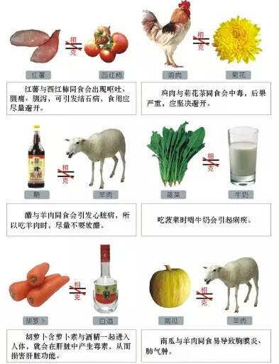 【组图】90%深圳麻麻必会弄错的食物相宜相克常识，过年快备着可别吃错了！