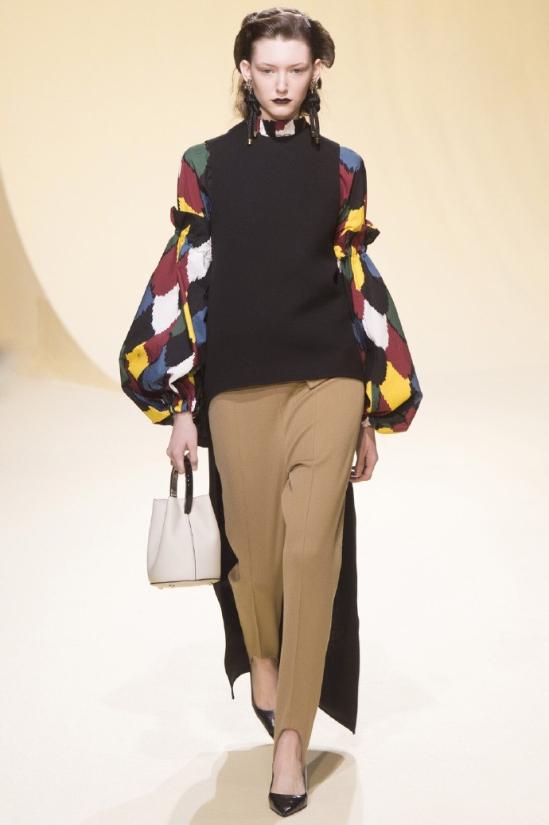 Marni2016秋冬系列新突破 秀场内外都爱在袖子上玩花样