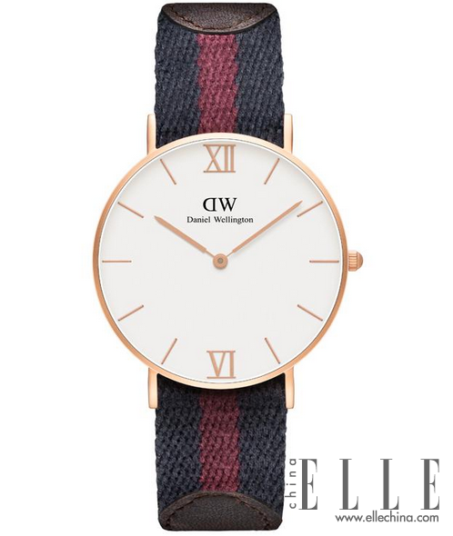 就是它了，Daniel Wellington，极其简约。女主佩戴的为Grace London系列，韩剧的热潮让这块表断！货！了！