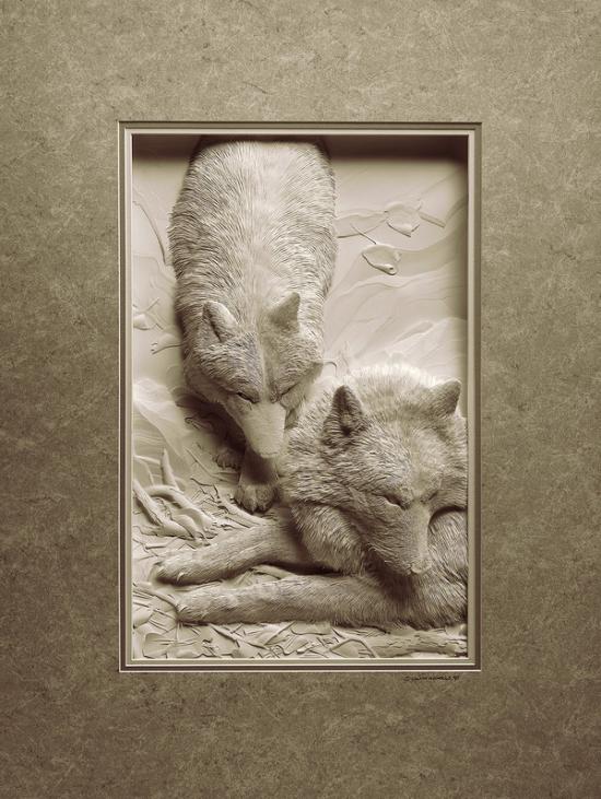 动物纸雕