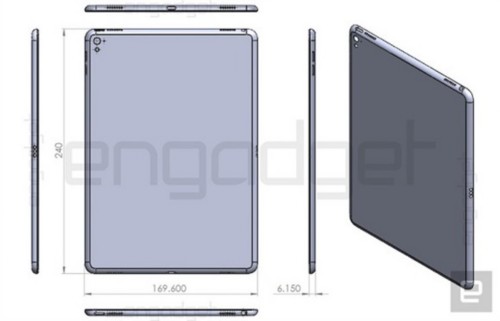 根据此前曝光的消息，iPad Pro(iPad Air 3)将采用9.7英寸屏幕，屏幕分辨率高达2732×2048像素。在设计上，iPad Pro仍然延续着iPad系列产品的精简设计风格。但是从此前的设计草图就可以发现，iPad Pro配备了四扬声器设计。主摄像头加入了一枚闪光灯，在拍照功能上或许会有不错的成绩。