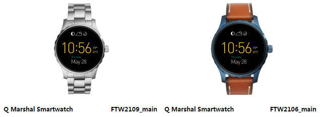 · Q Marshal：采用最新的坚固表壳设计，如同海军蓝色离子镀表壳，搭配复古真皮表带。