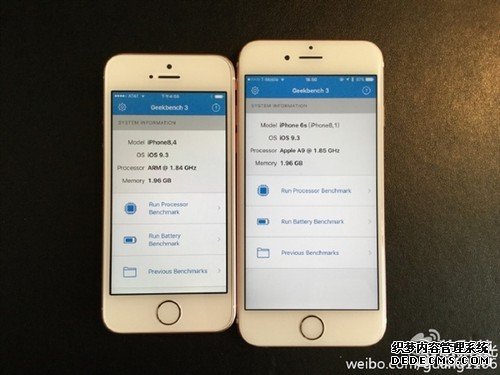 美如画！iPhone SE、6S内存/CPU/性能对比