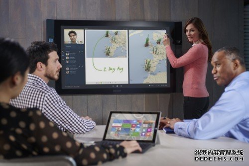 55&84英寸！微软发售巨型平板Surface Hub