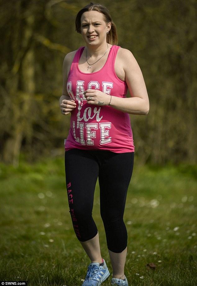 27岁孕妇挑战10公里跑 悼念友人因癌症去世