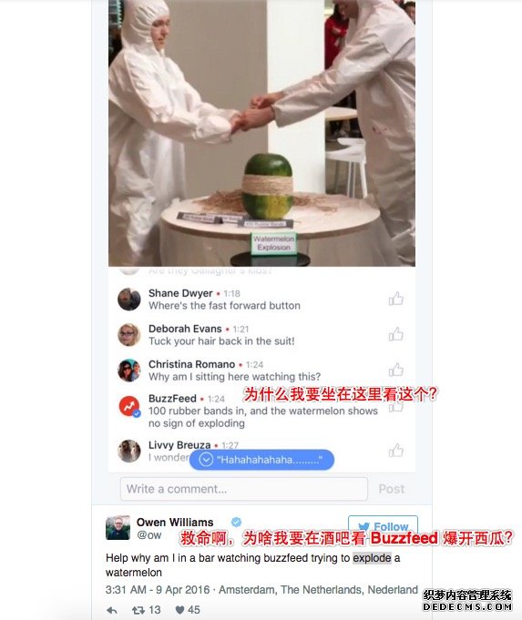 为什么大家要围观 BuzzFeed 直播爆西瓜？