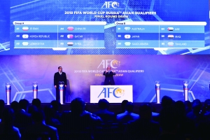 2018年俄罗斯世界杯亚洲区抽签仪式现场。j2开奖直播图