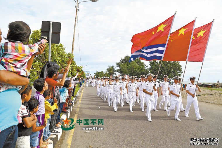 中国海军舰艇编队参加“科摩多