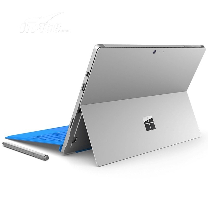 微软Surface Pro4的屏幕从12寸扩大到了12.3寸，分辨率也从2160×1440提升至2736×1824，并拥有极高的对比度和低屏幕炫光。由笔记本电脑转换为平板电脑，只需使用多重定位Kickstand支架和键盘。还可使用Surface触控笔随时写下笔记和创意。