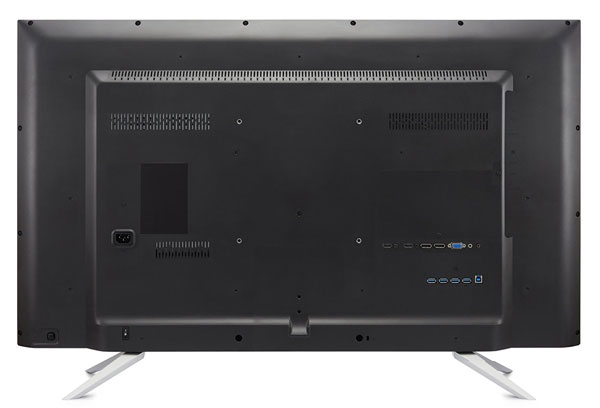 显示器采用了一块42.51英寸的IPS LED面板，分辨率3840×2160，还可以利用飞利浦的MultiView技术将其分割成四个1080p窗口，同时执行多任务。