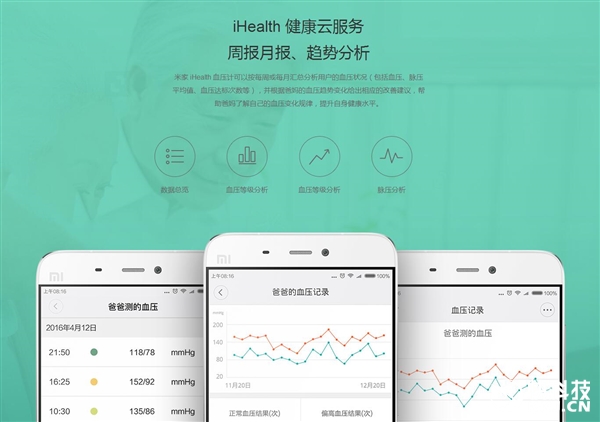 阅读更多：小米 iHealth 血压计