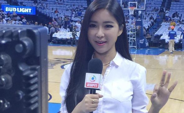 周玲安代表腾讯-ESPN连线 驻美报道NBA季后赛