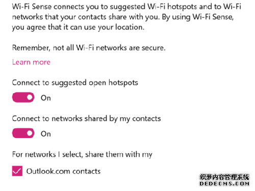 微软关闭Win10 Wi-Fi密码分享功能