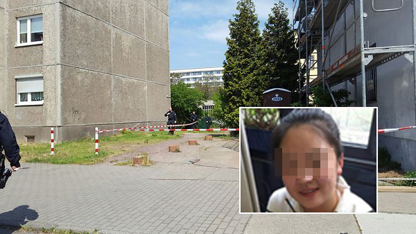 一名叫Yangjie L.的中国女留学生周三(11日)20点30分，在德国德绍(Dessau)宿舍跑步到市中心时失踪。室友周四13点报案。警方称，其手机周三21点45分被关闭。周五，200名警察进行大搜索，11点左右在当地安哈特剧场( Anhalt Theatre)附近的灌木丛中发现一具裸体、脸部被毁的女尸，疑是失踪女生。