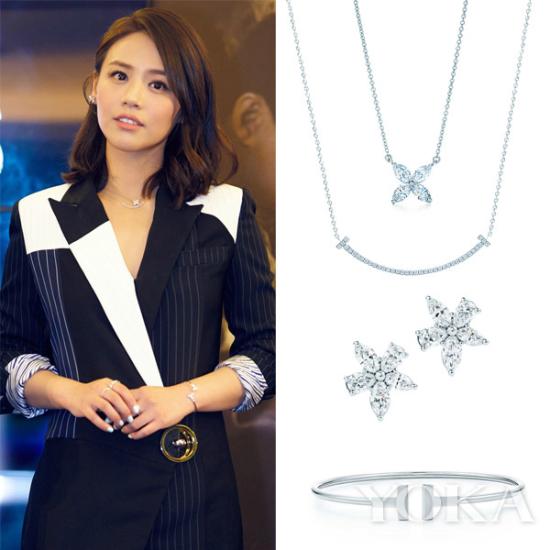 李宇春 inTiffany& Co. T系列18K白金戒指