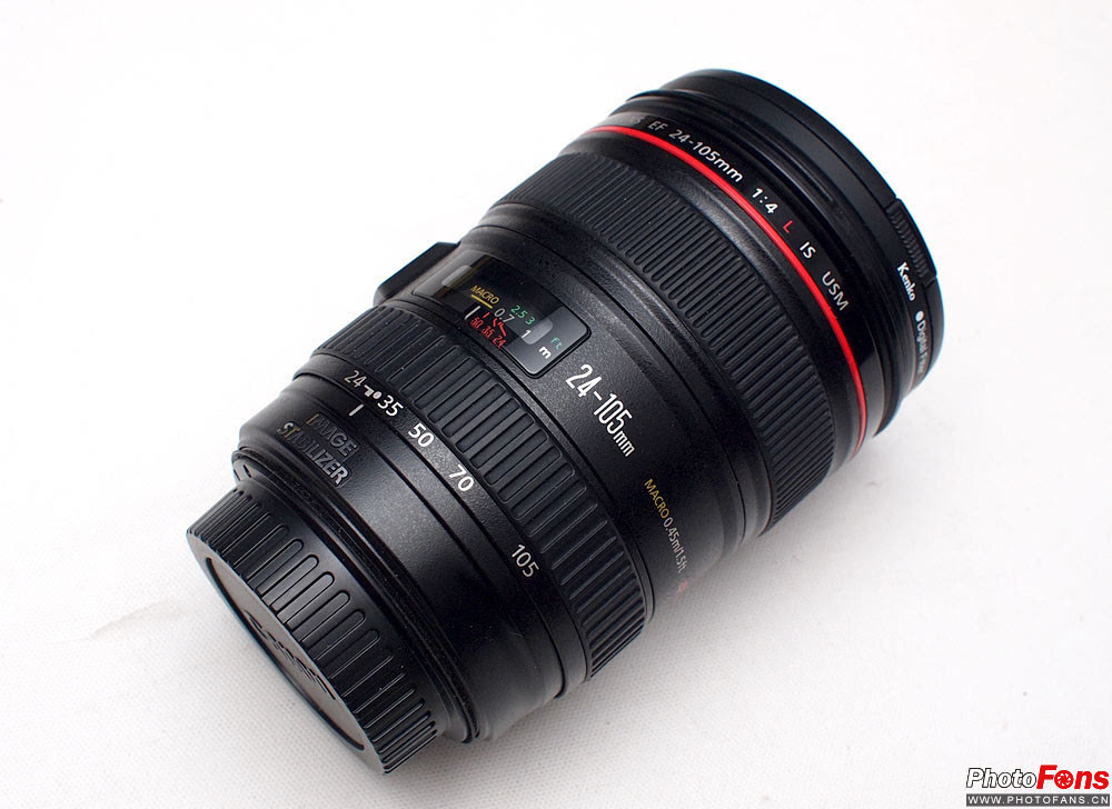 佳能EF 24-105mm f/4L IS USM 搭载了佳能自行研发的特殊低色散玻璃超级UD（超级超低色散）镜片，较大程度抑制了整个变焦范围内色像差的发生，高分辨力和良好的对比度使高画质得以实现