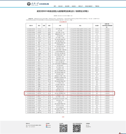 五道杠少年要上大学！武大马克思主义学院