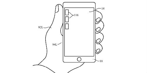 单手玩机更方便！iPhone最新专利造福左撇子