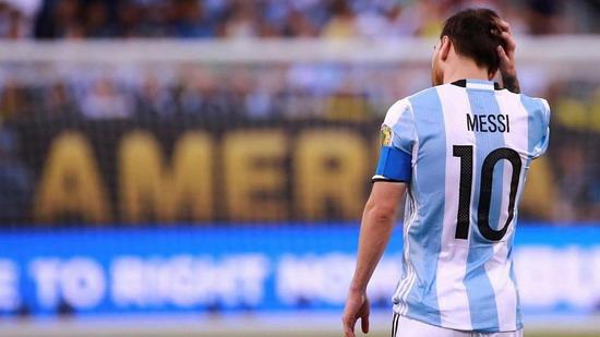 梅西宣布退出阿根廷国家队