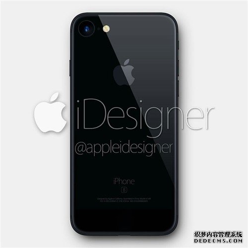 带感！iPhone 7黑色版最新渲染图