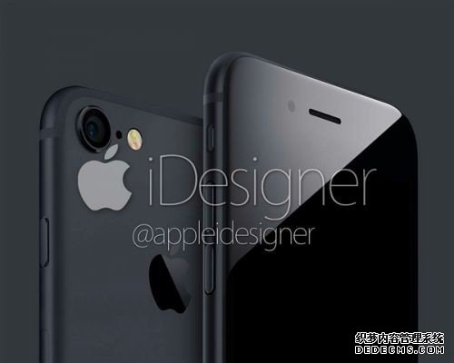 iPhone 7黑色版最新渲染图泄露 与魅族PRO6更相似了