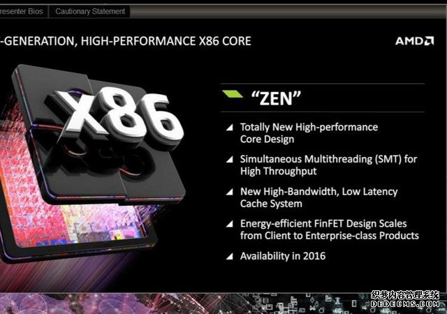 AMD 16核心Zen处理器首曝：四通道DDR4 