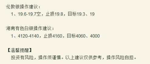 天云论金：7.26白银再度获利，60个点利润已收入囊中