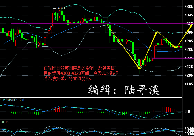 陆寻溪：8.5非农来袭黄金白银如何提前布局，空单被套？