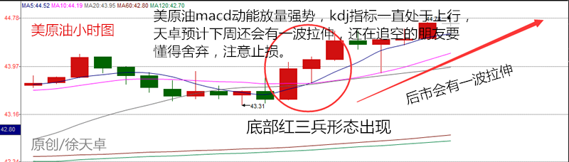 天卓点金：8.14下周美原油继续看多及其走势看法