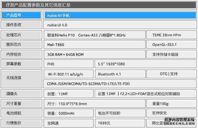 nubia N1评测：小机身蕴藏"大能量"（待审） 