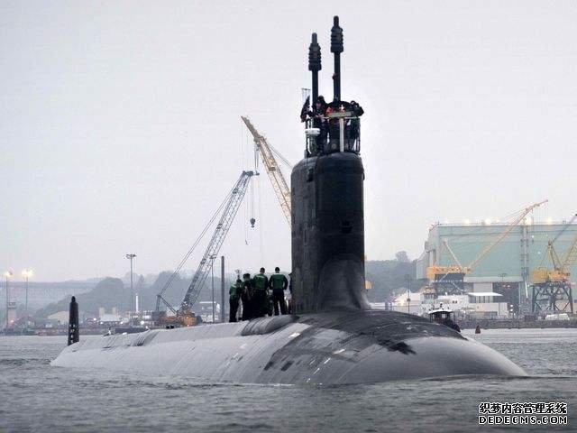 耗资27亿！美海军第13艘弗吉尼亚级潜艇入役