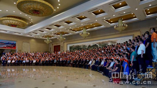9月1日，中国侨联第六届新侨创新创业成果交流暨联盟成立大会在京西宾馆举行。 中国经济网记者 苏琳摄。