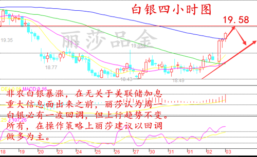 丽莎品金：非农爆冷美元暴跌，下周白银走势