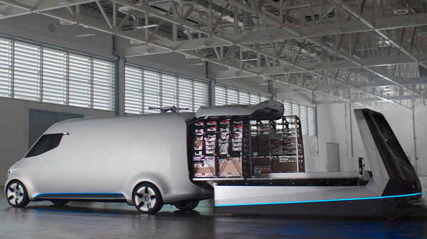 168开奖:【j2开奖】奔驰发布自动驾驶概念货车,配备两台无人机送货