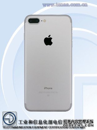 iPhone7 Plus工信部入网 确定配3GB RAM 