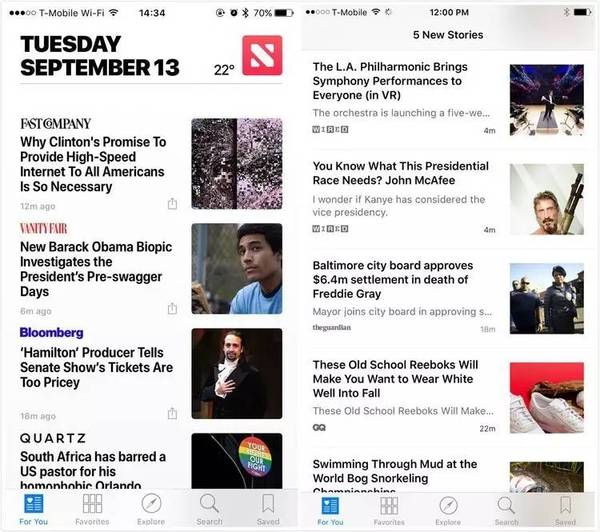 码报:【j2开奖】苹果新推出的 Apple News，简直就是在教国内各大新闻客户端怎么做人