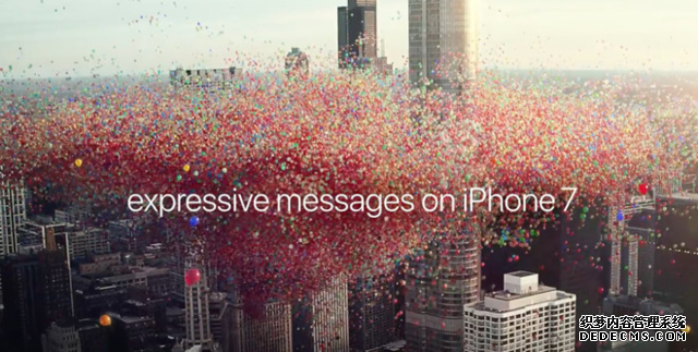 苹果发布最新iPhone7广告 亮点在气球 