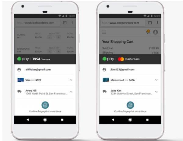 码报:【j2开奖】为推广 Android Pay，谷歌和万事达卡、维萨达成合作