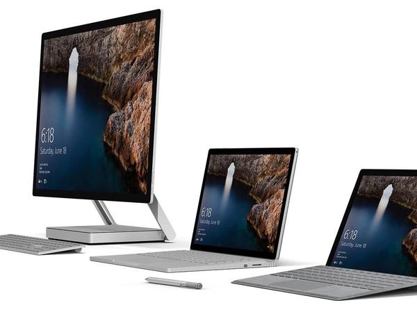 【组图】微软发布 Surface Book、Studio 一体机和 VR 头显