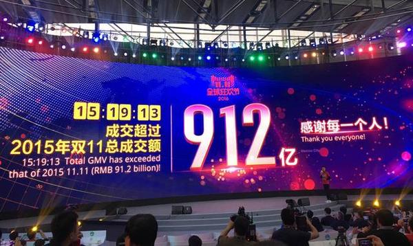 码报:【j2开奖】15小时双十一成交超去年912亿，有人什么都不买吗