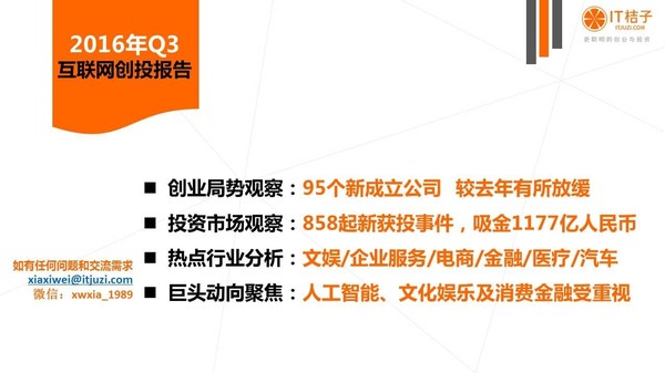 【j2开奖】干货丨IT桔子16年Q3中国互联网创业投资分析报告