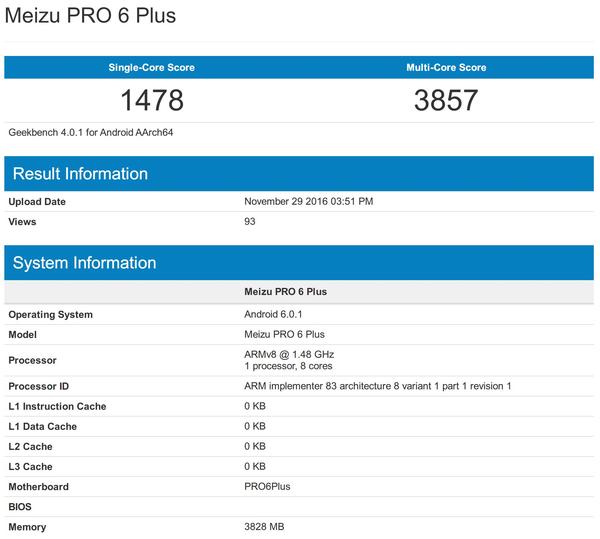 码报:【j2开奖】魅族PRO 6Plus现跑分网站：Exynos 8890真旗舰来了