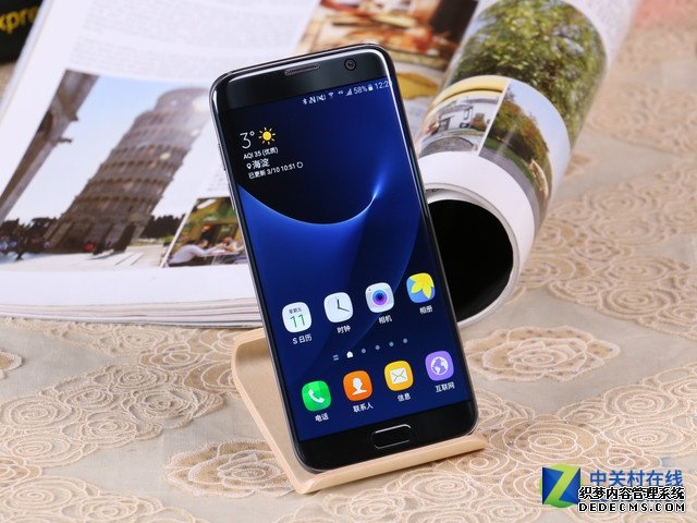 双侧曲面屏 三星 Galaxy S7 edge（G9350）国行 双卡双待 星钻黑 32GB 全网通 非合约机 