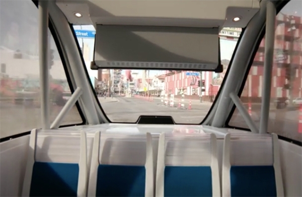 【j2开奖】美国第一台自动驾驶电动巴士在赌城上路了，你要不要去免费坐一坐？