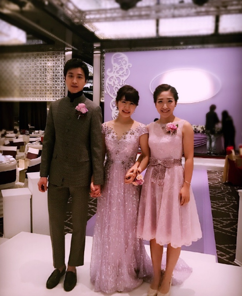 刘诗雯称为爱酱开心 网友：闺蜜助阵婚礼最幸福