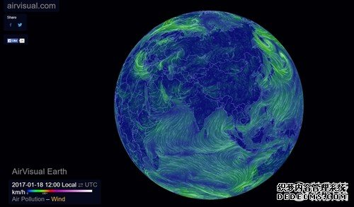 全球空气污染实时地图：看到非洲震惊了！