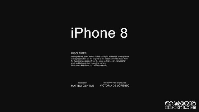 4毫米全曲面屏 酷炫iPhone8概念图赏析