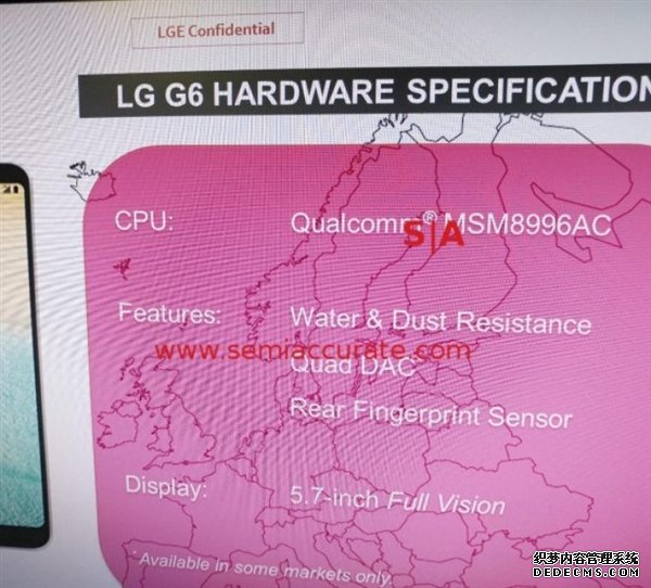 LG G6配置确定 处理器选择有些意外 