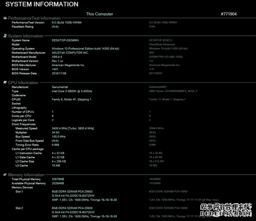 AMD Ryzen跑分批量曝光：好生猛！