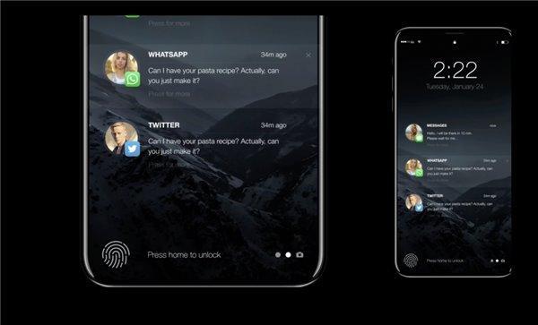 wzatv:【j2开奖】iPhone8屏幕曝光：2K分辨率+Touch Bar副屏设计